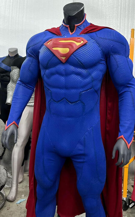 Superman muscle suit with cape